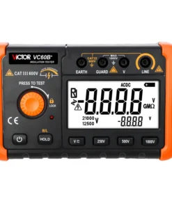MÁY ĐO ĐIỆN TRỞ CÁCH ĐIỆN KỸ THUẬT SỐ VICTOR VC60B+