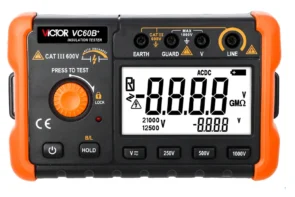 MÁY ĐO ĐIỆN TRỞ CÁCH ĐIỆN KỸ THUẬT SỐ VICTOR VC60B+