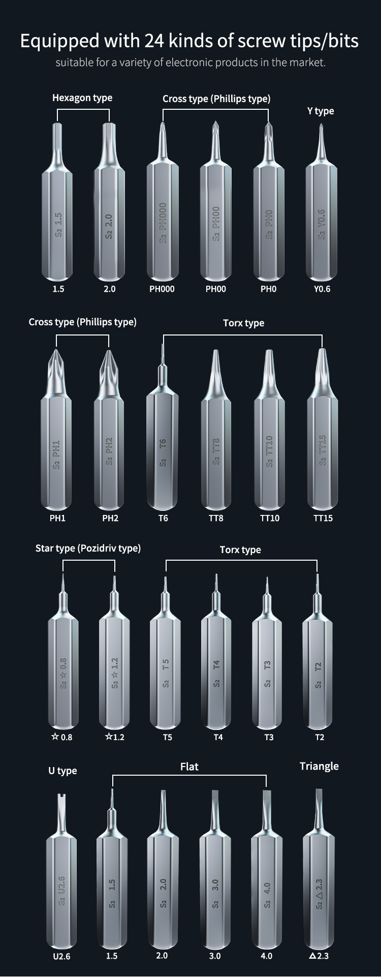 BỘ TUA VÍT ĐIỆN KÈM ĐẦU VÍT TBK BK-008 - Ảnh 5