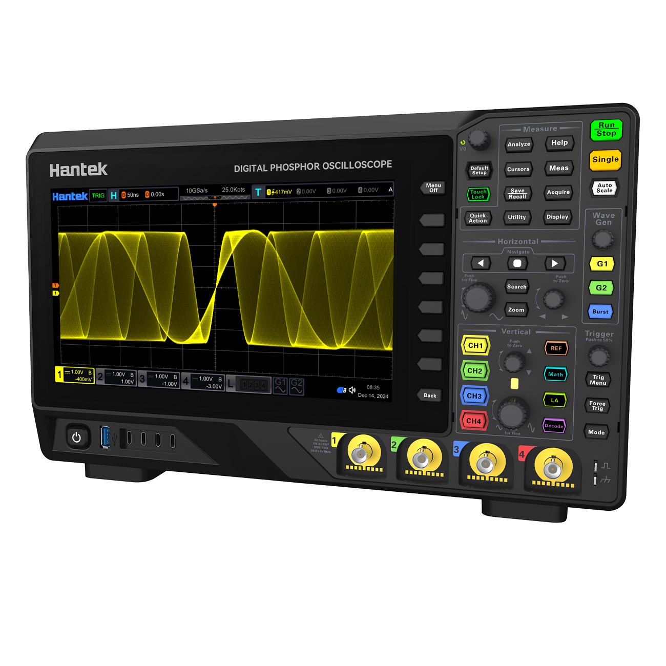 MÁY HIỆN SÓNG KỸ THUẬT SỐ HANTEK HRDO4000 SERIES - Ảnh 3