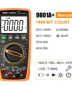 ĐỒNG HỒ VẠN NĂNG KỸ THUẬT SỐ VC9801A+